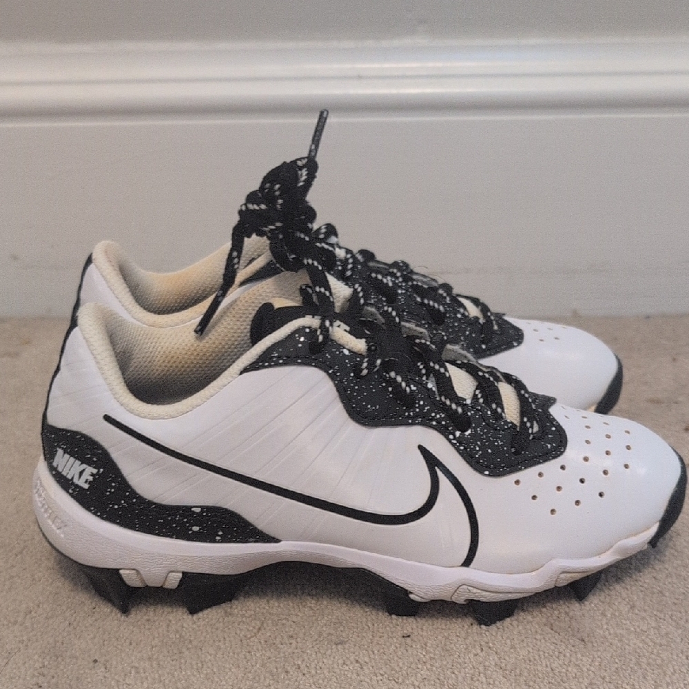 Nike Black and White Cleats